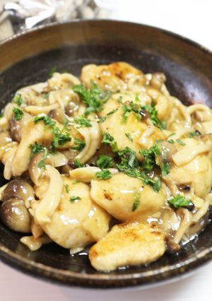 簡単でおいしい！鶏肉のしめじソース和え-レシピのメイン写真