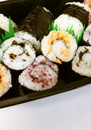 一度で、3色海苔巻き-レシピのメイン写真