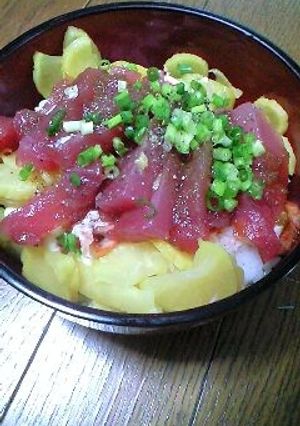 簡単マグロ丼！-レシピのメイン写真