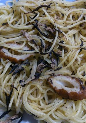 ひじきとツナのブラックパスタ-レシピのメイン写真