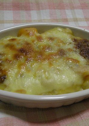 かぼちゃと大豆の和風味噌グラタン-レシピのメイン写真