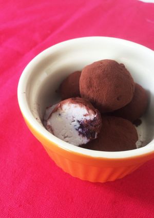 バレンタイン♡ジャムで生チョコトリュフ-レシピのメイン写真