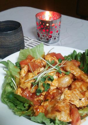 節約だけど旨い！鶏むね肉のチリソース♪-レシピのメイン写真