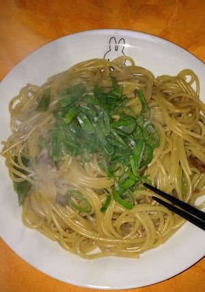 災害時の和風パスタ-レシピのメイン写真