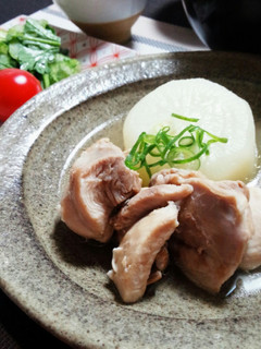 大根と鶏ももの炊き合わせ-レシピのメイン写真