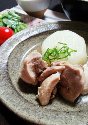 大根と鶏ももの炊き合わせ-レシピのメイン写真