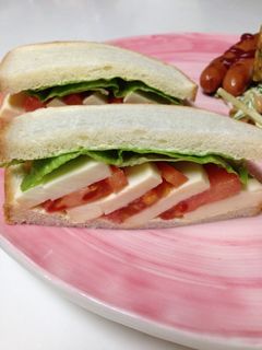 味噌漬けモッツァレラとトマトのサンド-レシピのメイン写真