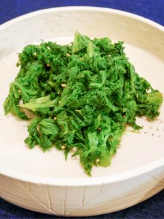 わさび菜のおひたし-レシピのメイン写真