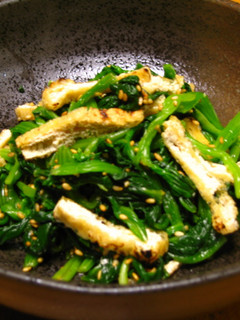 ほうれん草と焼きあげのポン酢和え-レシピのメイン写真