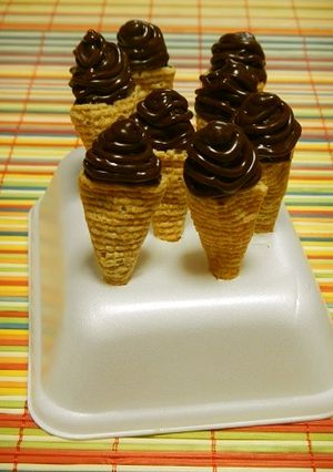 ソフトクリームみたいな生チョコスナック-レシピのメイン写真