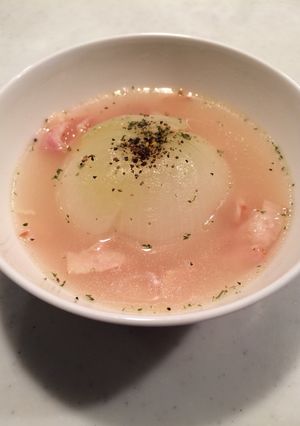 新たまねぎ丸ごとスープ-レシピのメイン写真