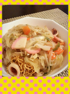 ひとり☆お昼ごはん☆皿うどん-レシピのメイン写真