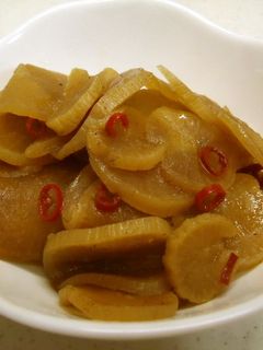 とびあがり(大根の古漬けの炒め煮)-レシピのメイン写真