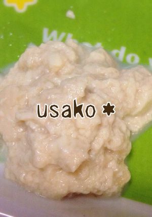 離乳食初期★とろとろ乳・豆・卵-レシピのメイン写真