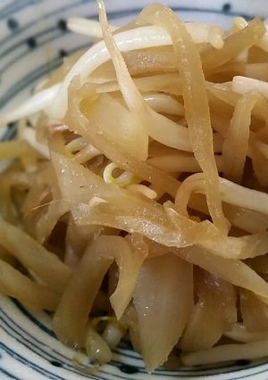 ヤーコンともやしのＷシャキシャキ炒め-レシピのメイン写真