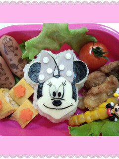♡キャラ弁♡ミニーちゃん♡-レシピのメイン写真
