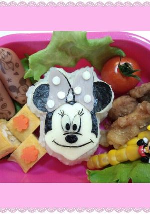 ♡キャラ弁♡ミニーちゃん♡-レシピのメイン写真