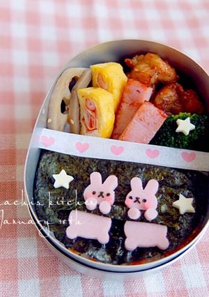 幼稚園 キャラ弁♡ミニうさぎ-レシピのメイン写真
