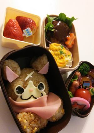 妖怪ウォッチ♪フユニャン♪キャラ弁♪-レシピのメイン写真