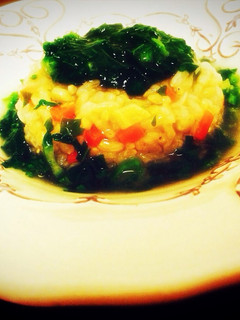 白葱と菜花のあんかけ炒飯-レシピのメイン写真