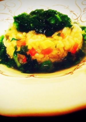 白葱と菜花のあんかけ炒飯-レシピのメイン写真