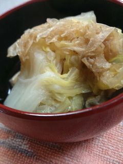 白菜とかつおぶしのトロトロ煮-レシピのメイン写真