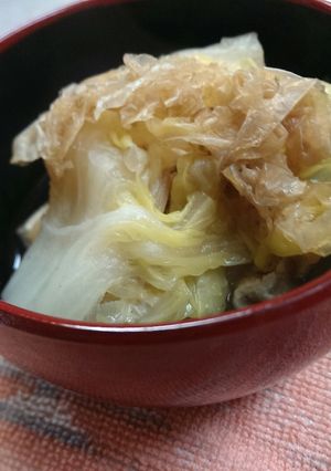 白菜とかつおぶしのトロトロ煮-レシピのメイン写真