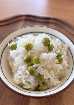 昆布なしグリンピース豆ごはん-レシピのメイン写真