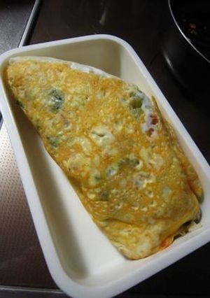 失敗なし!玉子1個でオムライスを♪-レシピのメイン写真