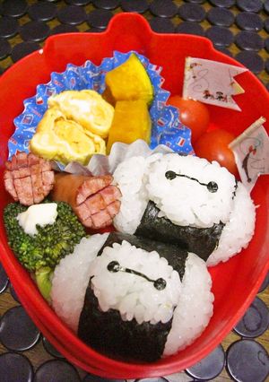 海苔にぺったん♡ ベイマックス-レシピのメイン写真