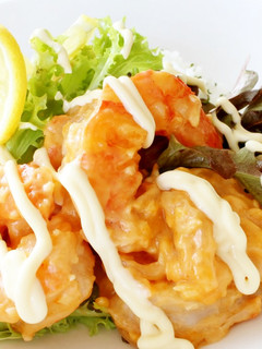 レンジでつくる、エビマヨライス-レシピのメイン写真