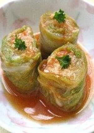 1歳からの☆ロール白菜-レシピのメイン写真