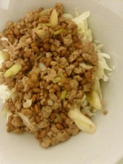 豚ひき肉と納豆の炒め物-レシピのメイン写真