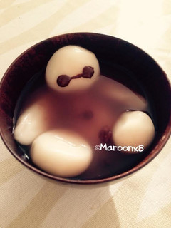 【簡単スイーツ】ベイマックスのおしるこ-レシピのメイン写真