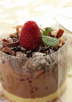 チョコプリンのムース仕立て【天狗缶詰】-レシピのメイン写真