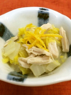 鶏肉と白菜の柚子浸し-レシピのメイン写真