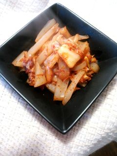 ダイエット☆こんにゃくのキムチ炒め-レシピのメイン写真