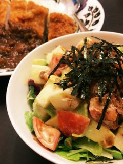 長芋とアボカドのわさび風味サラダ-レシピのメイン写真