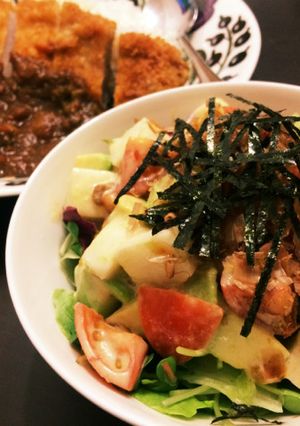 長芋とアボカドのわさび風味サラダ-レシピのメイン写真