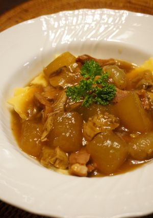 冬瓜とポルチーニのパスタ-レシピのメイン写真
