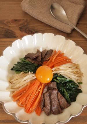 無水鍋でつくるビビンパ-レシピのメイン写真