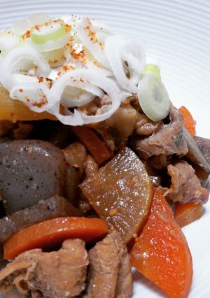 白飯・お酒のお供。ブタ煮込み-レシピのメイン写真