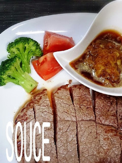 りんごと玉ねぎで☆簡単ステーキソース-レシピのメイン写真