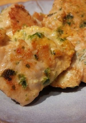 マヨでふんわり♪鶏胸の磯部ピカタ-レシピのメイン写真