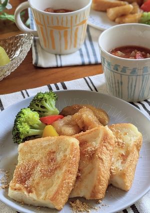 【卵不使用】きな粉フレンチトースト-レシピのメイン写真