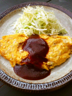鶏ときのこの簡単オムレツ♪-レシピのメイン写真