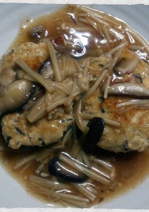 鶏ひき肉とひじきのヘルシーハンバーグ-レシピのメイン写真