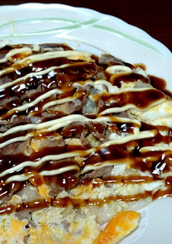 白菜でとんぺい焼風☆-レシピのメイン写真