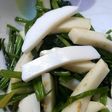 かまぼことせりのわさび醤油和え