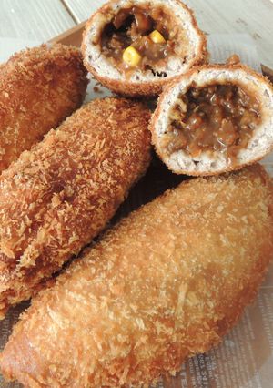 パンケーキミックスでカレーパン-レシピのメイン写真